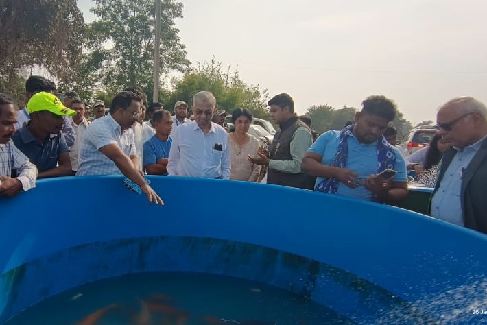 Visit Of Hon'ble Dr. Anil Kakodkar Sir To FRP Portable Carp Hatchery Unit At Chamorshi 11